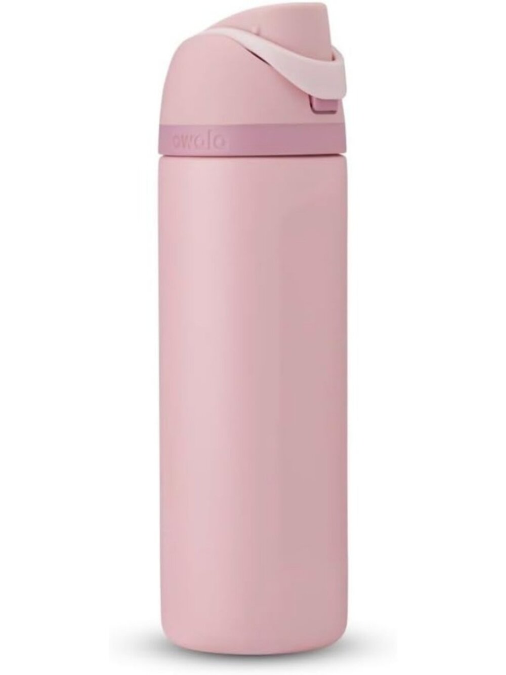 24 Oz Stainless Steel Water Bottle - Rose Quartz Pink, Flip-Top Lid